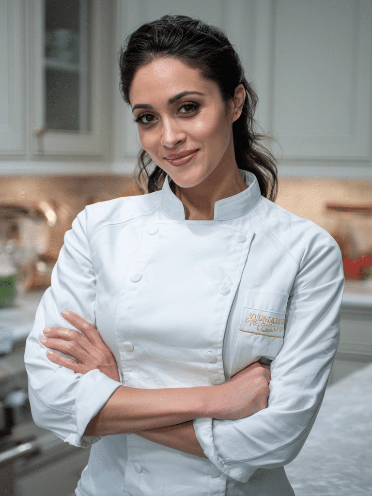 Chef Ivana smiling in her kitchen in New York City