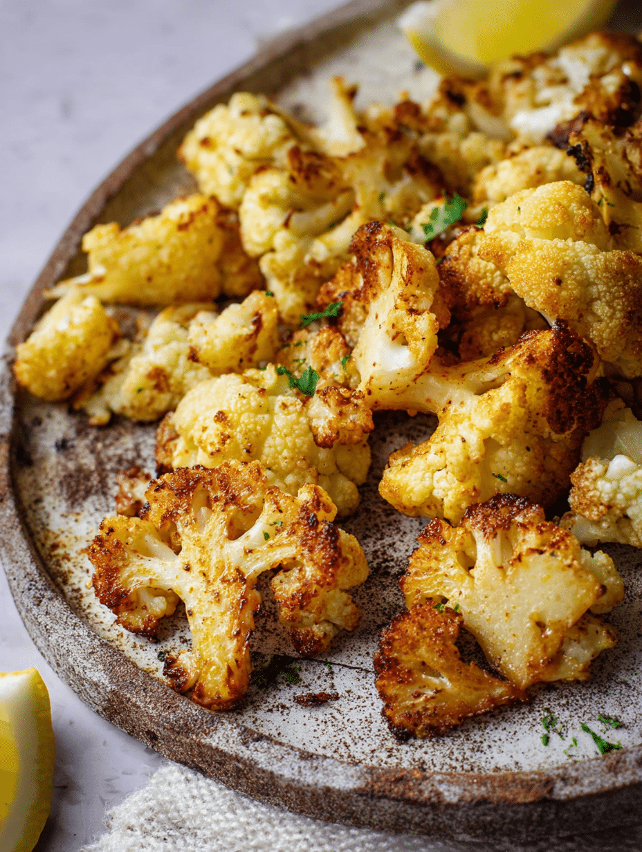Crispy Cauliflower in Air Fryer with Lemon and Cumin Cauliflower in air fryer with lemon and cumin